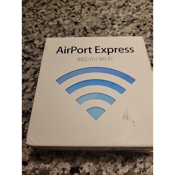 Apple Airport Express 54 Mbps Wireless N Base Station - White - Picture 1 of 6